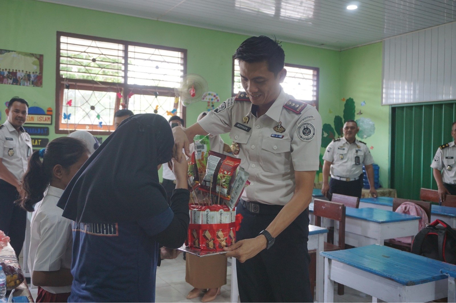 GEBER PAS Lapas Tanjungpandan Hadirkan Senyum Pelajar, di SD Negeri 43 Tanjungpandan